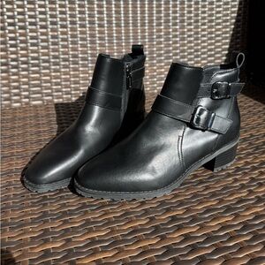 Women’s leather booties from Nordstrom Rack